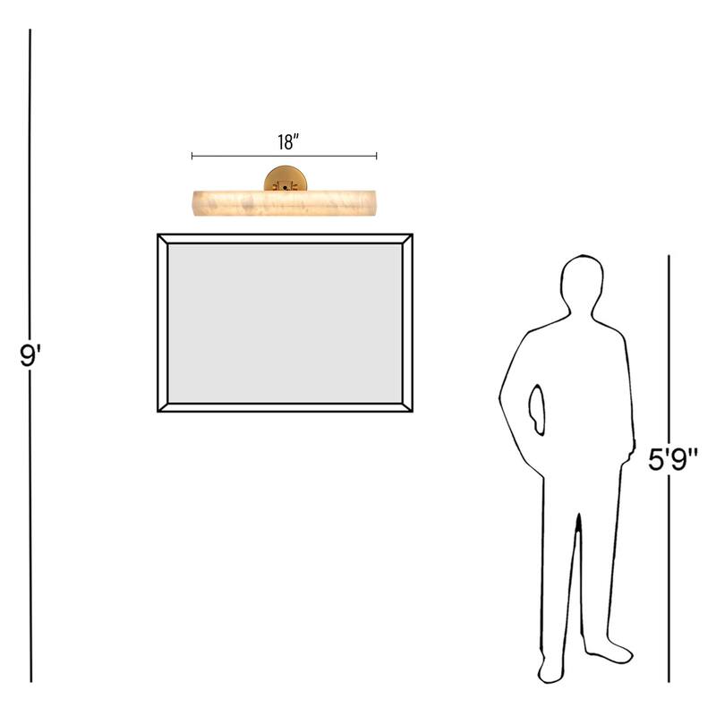 KAYLA Bathroom Vanity Light 18/24 inch