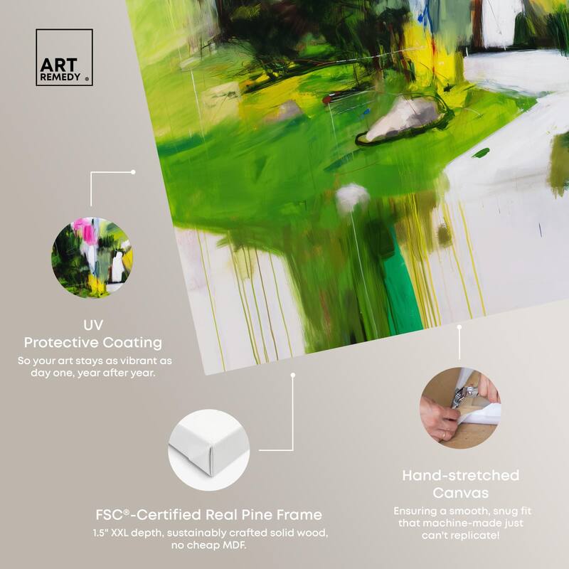 Swiss Fields Canvas by Art Remedy, Gallery Wrapped