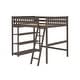 preview thumbnail 12 of 16, Max and Lily Full-Size High Loft Bed with Bookcase