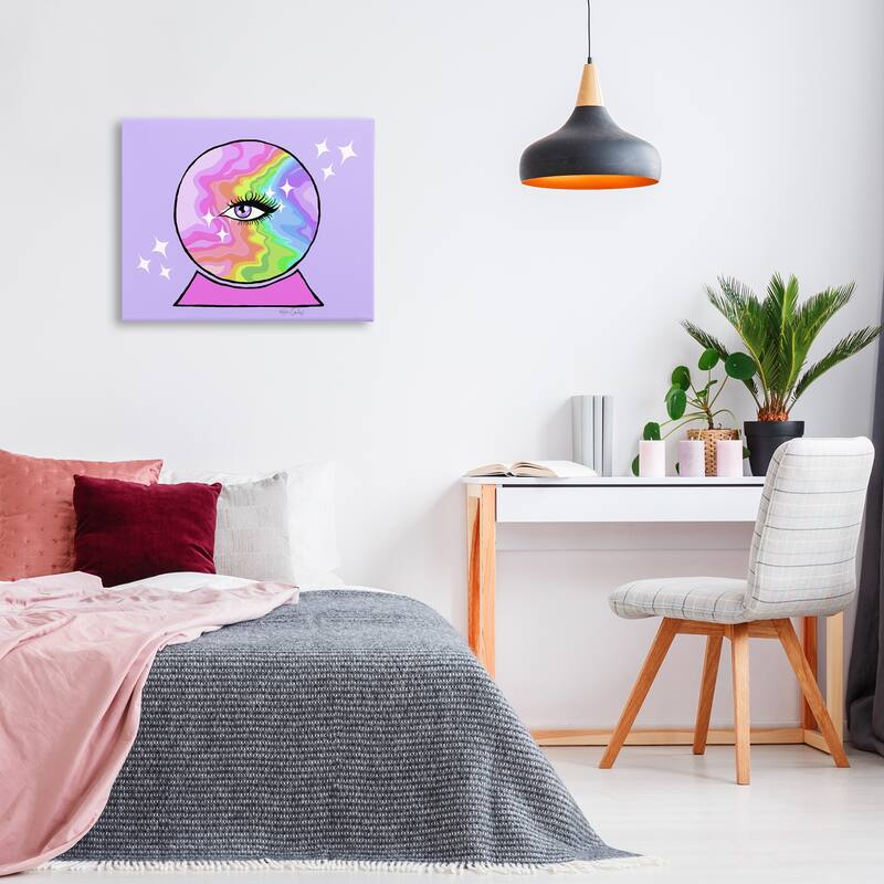 Stupell Mystical Crystal Ball Eye Canvas Wall Art Design By Katie Conley