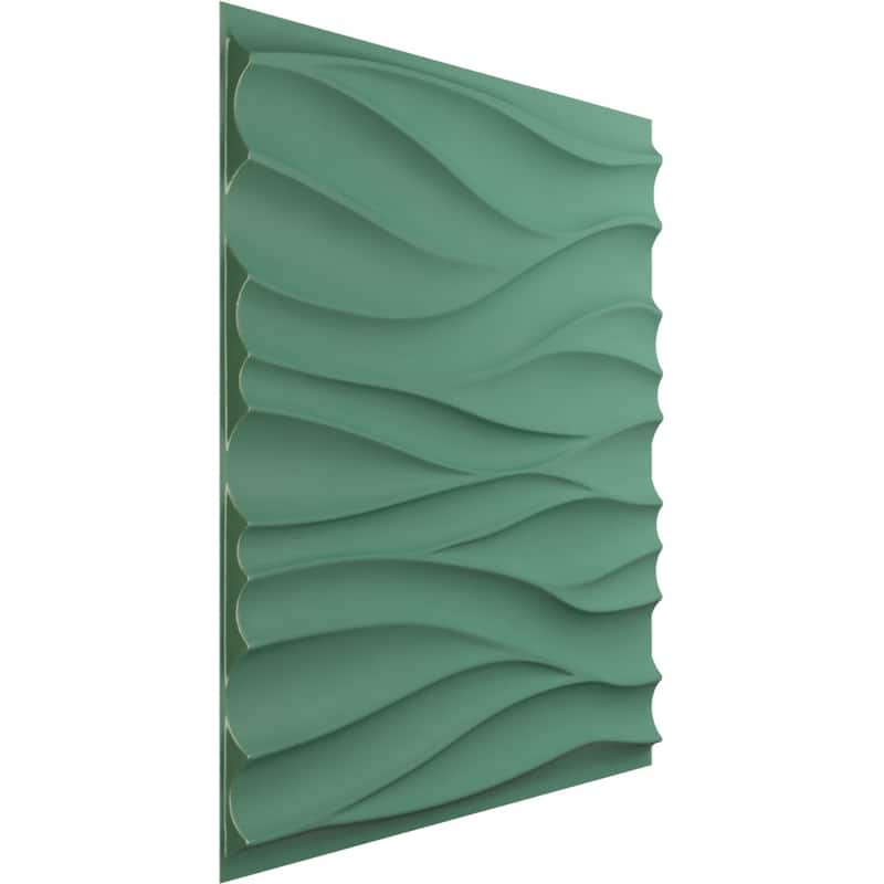 19 5/8"W x 19 5/8"H Ripple EnduraWall Decorative 3D Wall Panel