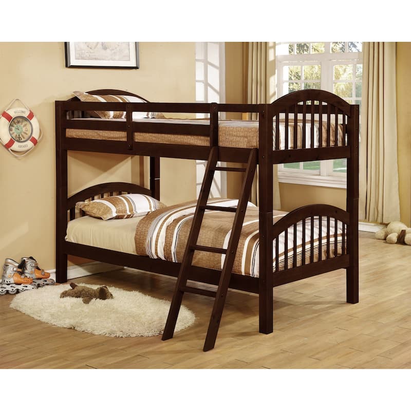 Glenmount Convertible Twin Arched Bunk Bed