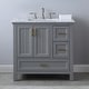 preview thumbnail 79 of 116, Altair Isla Single Bathroom Vanity Set and Aosta White Countertop without Mirror
