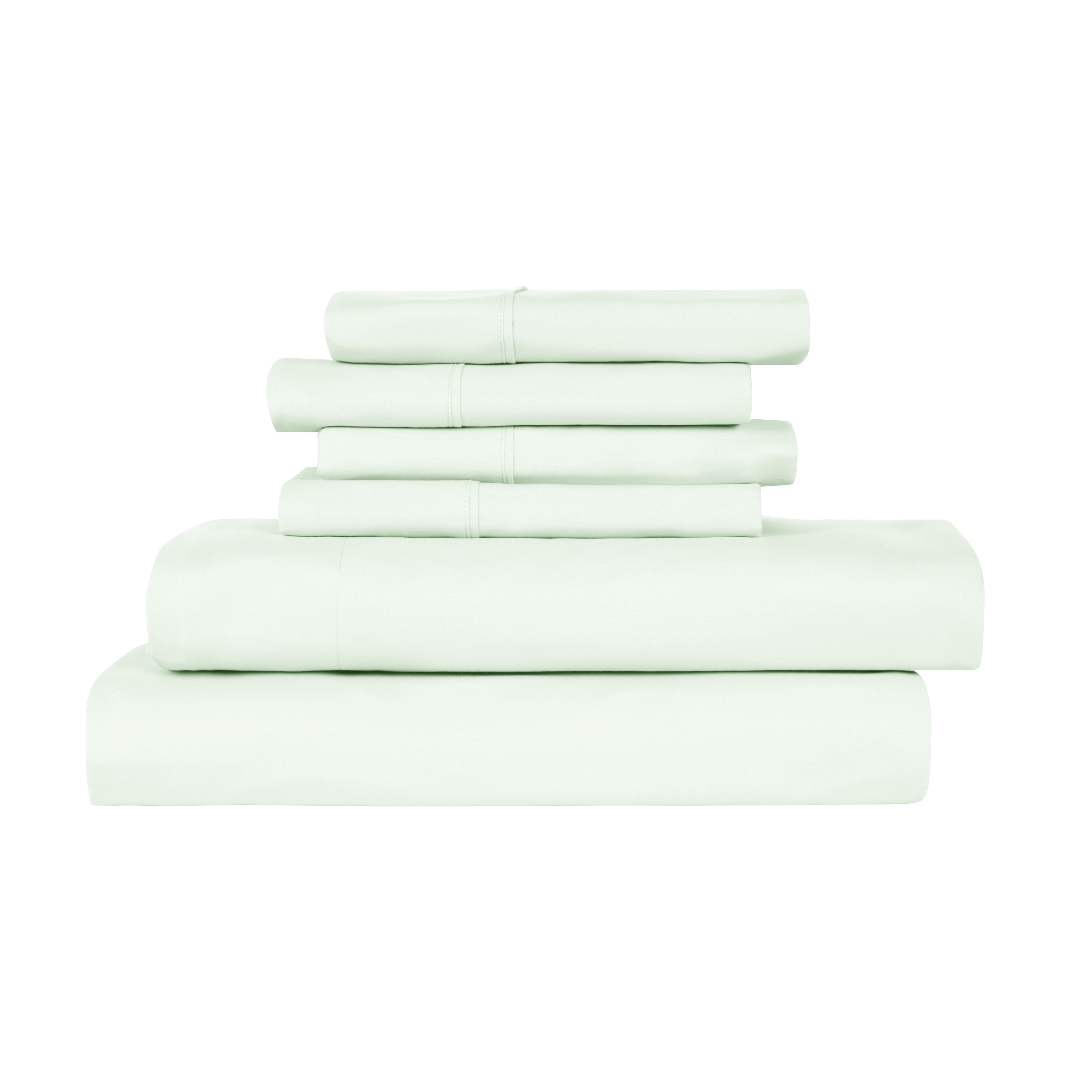 Bamboo Rayon 6-Pc Luxury Bed Sheet Set with Ultra-Soft Comfort  -image