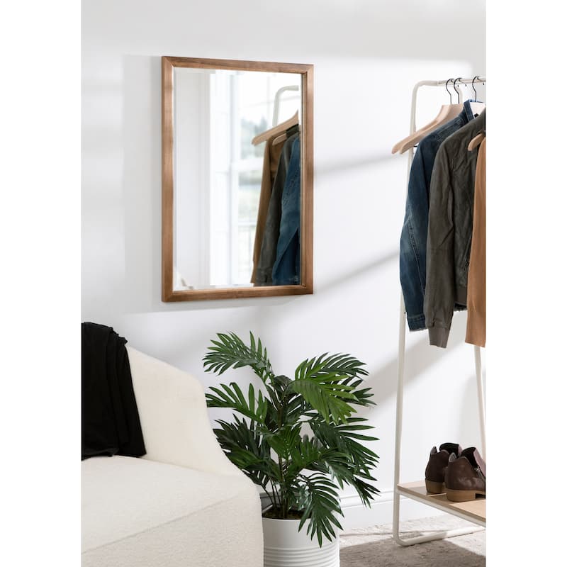 Kate and Laurel Hogan Wood Framed Wall Mirror