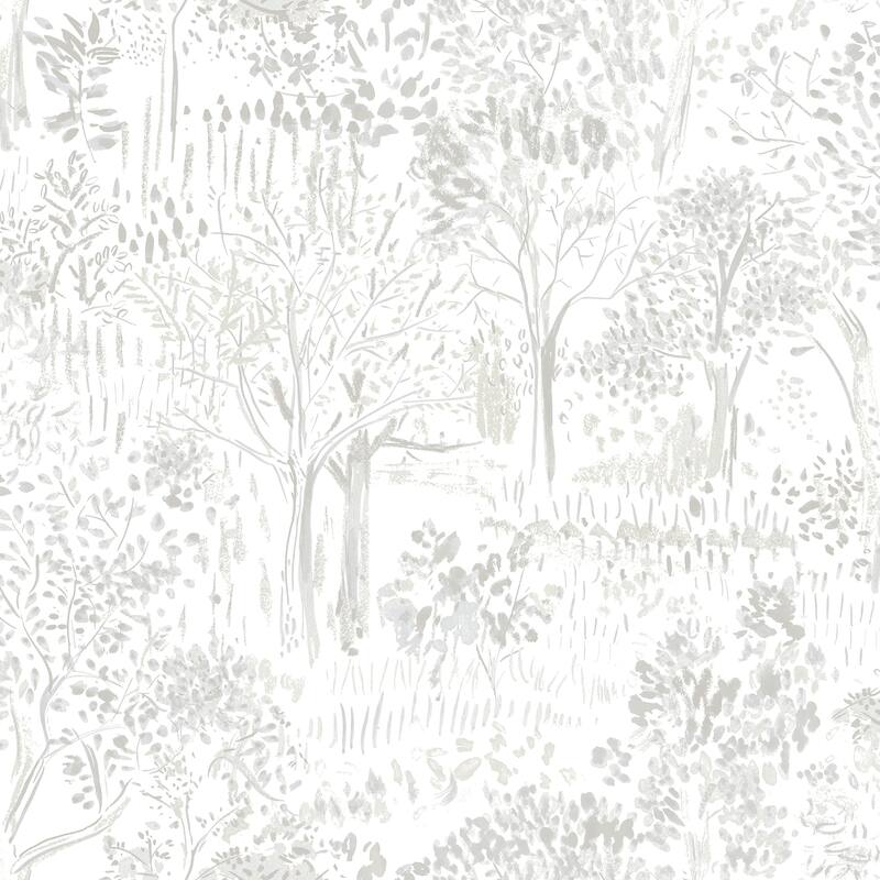Chesapeake Walden Grey Forest Wallpaper