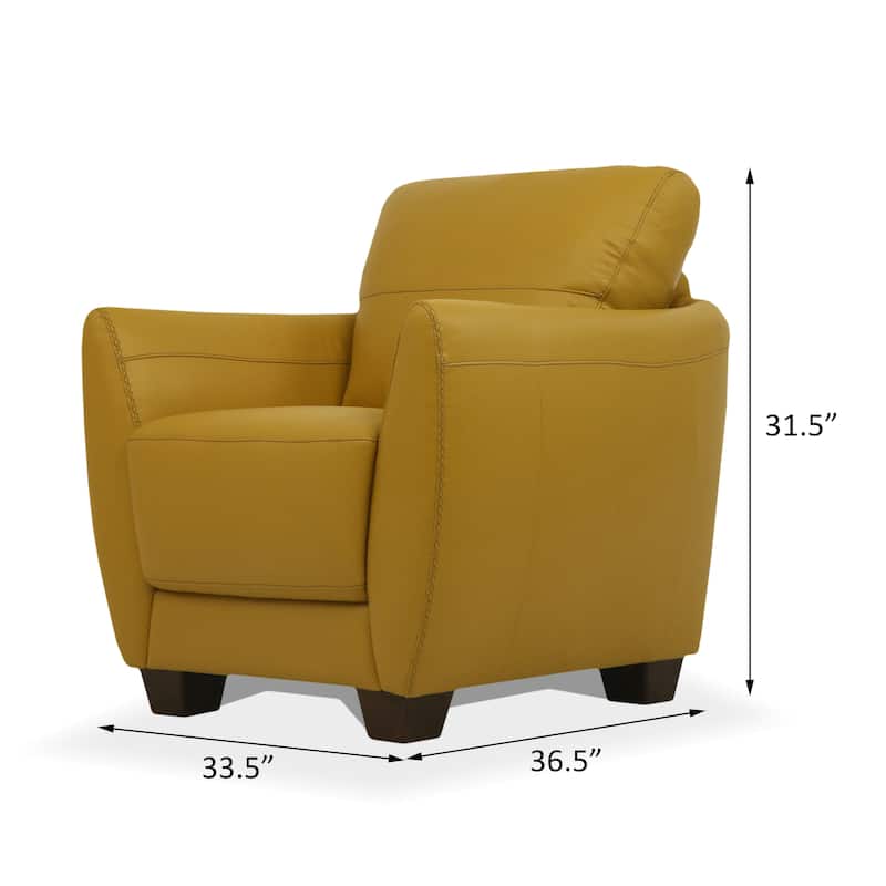 Francine Flared Armrest Accent Chair with Block Leg
