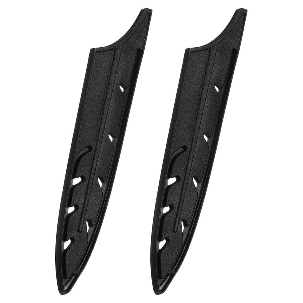 2Pcs Knife Cover Sleeves Knife Edge Guards Blade Protector for 5" Utility Knife - Black