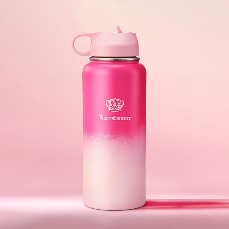 Juicy Couture "Go Girl" Designer Water Bottle - 32oz