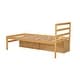 preview thumbnail 14 of 13, Twin Size Wood Platform Bed with Removable Storage Shelves, Built-in Two Storage Drawers for Added Convenience