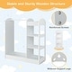 preview thumbnail 7 of 30, Gymax Kids Dress up Storage Hanging Armoire Dresser Costume Closet w/