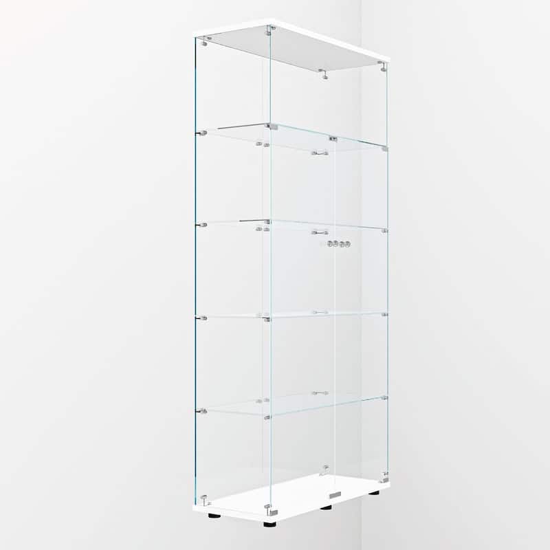 Tempered Glass Display Cabinet,Liquorcabinet,Storagecabinet,Filecabinet,With Paipai Lights,With Locks