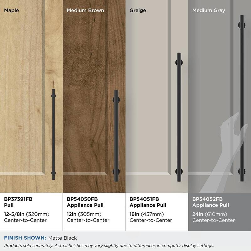 Amerock BP54052 Radius 24" Center to Center Bar Appliance Pull