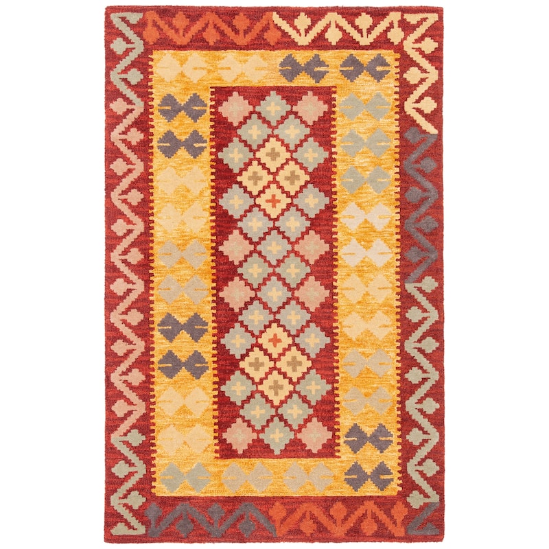 SAFAVIEH Handmade Aspen Besije Boho Wool Rug