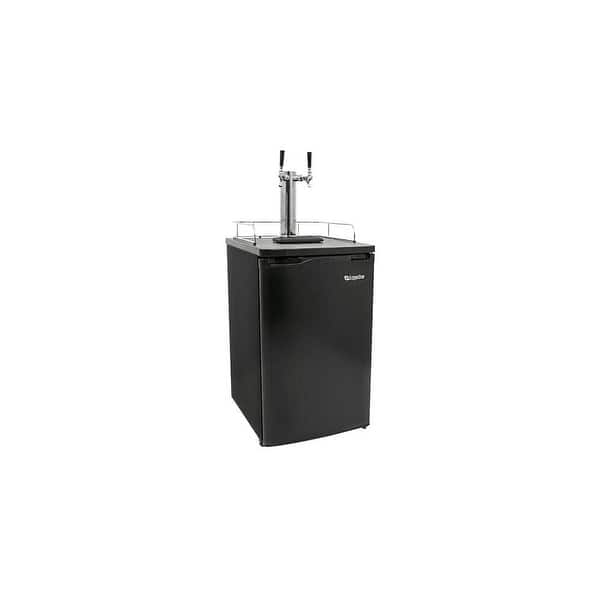Shop Edgestar Kc2000twin 20 Wide Dual Tap Kegerator For Full Size