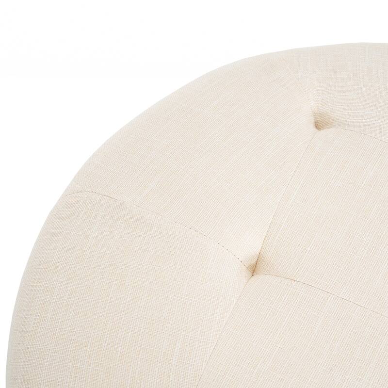 Upholstered Round Ottoman