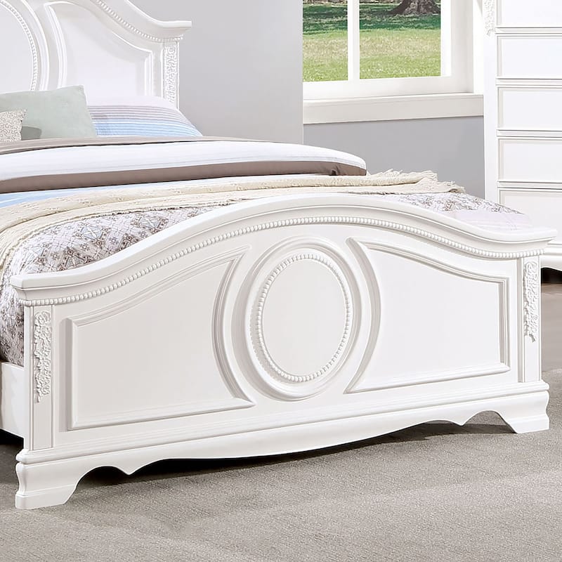 Furniture of America Pati 3-Piece White Wood Panel Bedroom Set