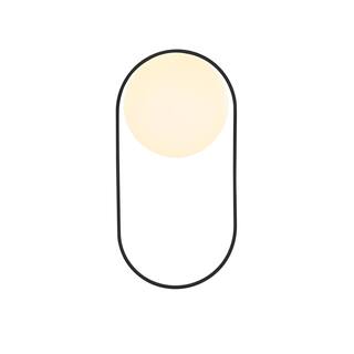 Arden 6 Inch Outdoor Wall Sconce in Black