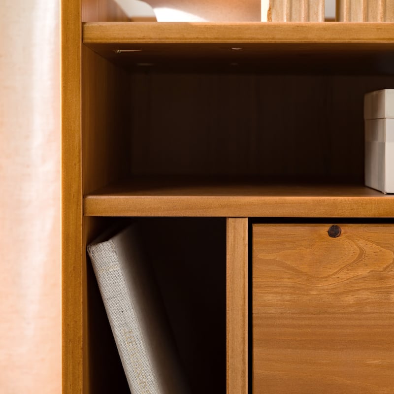 Middlebrook Modern Gallery Top Solid Wood Nightstand