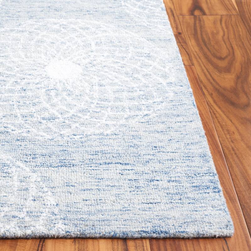 SAFAVIEH Handmade Ebony Angeliki Modern & Contemporary Wool Rug