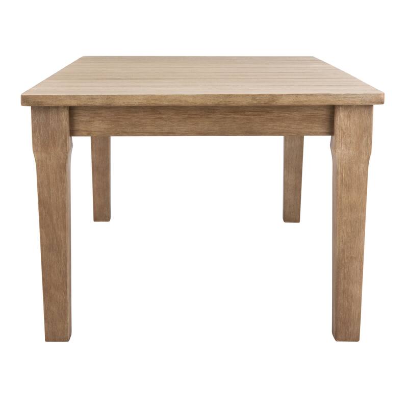 SAFAVIEH Couture Kathern Wood Patio Coffee Table. - 47.4" x 26.4" x 18.5" - 47"W x 26"D x 19"H