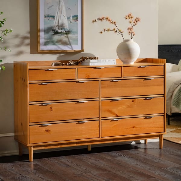 white christmas dresses Vintage Mid Century Modern 9 Drawer Dresser – Bluegrass Furniture  Rejuvenation main image 0