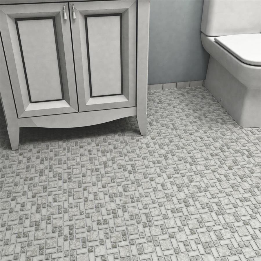 Merola Tile Academy Grey 11-7/8" x 11-7/8" Porcelain Floor and Wall Tile