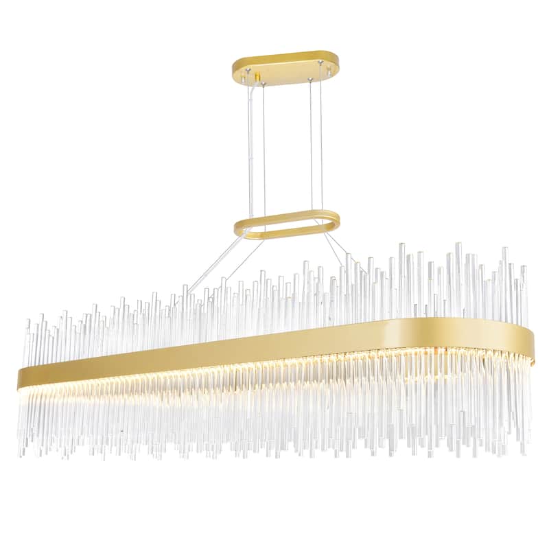 Genevieve LED Chandelier With Medallion Gold Finish - Medallion Gold