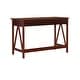 preview thumbnail 12 of 12, Linon Cranesbill Antique Tobacco Writing Desk