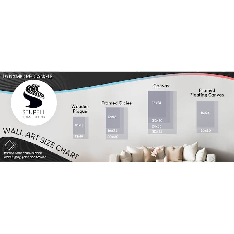 Stupell Quiet Seaside Town's Path Framed Floater Canvas Wall Art Design By LSR Design Studio