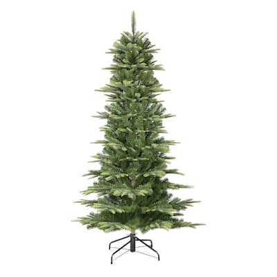Puleo International Unlit 6.5' Slim Aspen Fir Artificial Christmas Tree