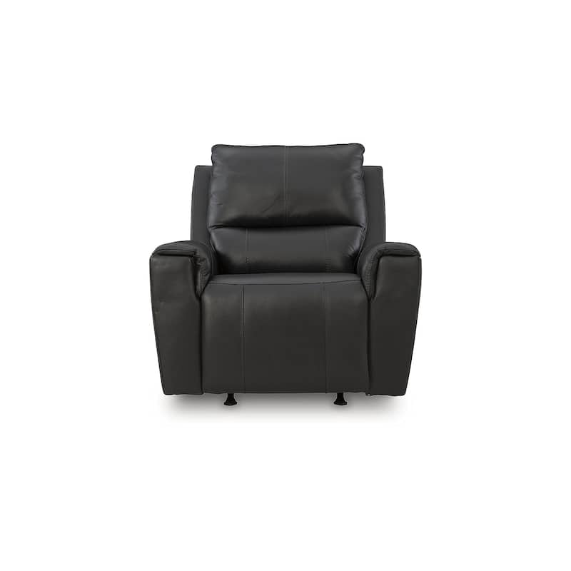 Signature Design by Ashley Glassmere Black Recliner