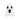 Ghost Shaped Halloween Hooked Throw Pillow