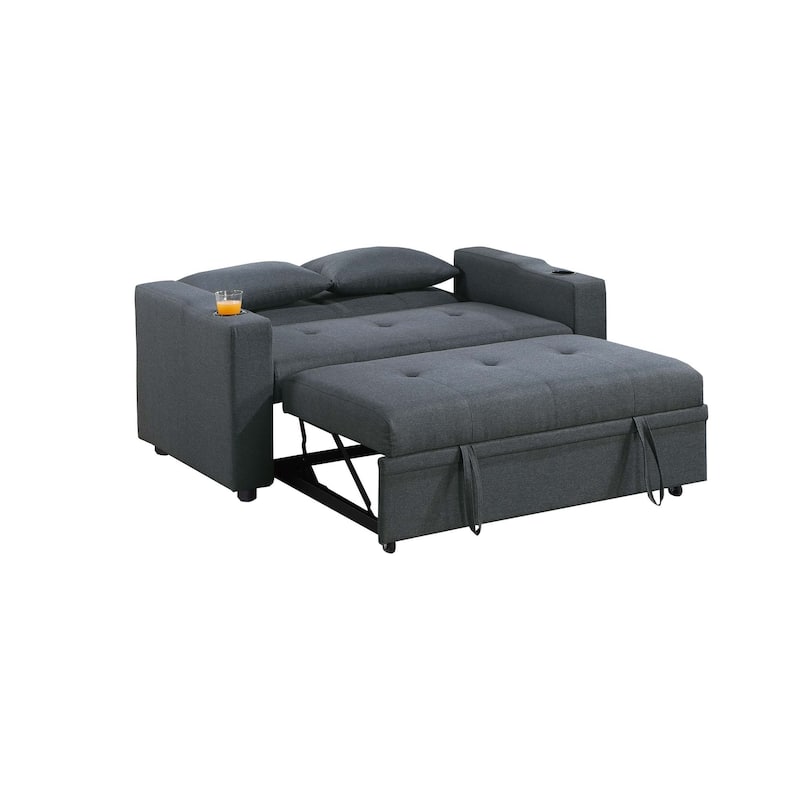 Poundex Convertible Sofa