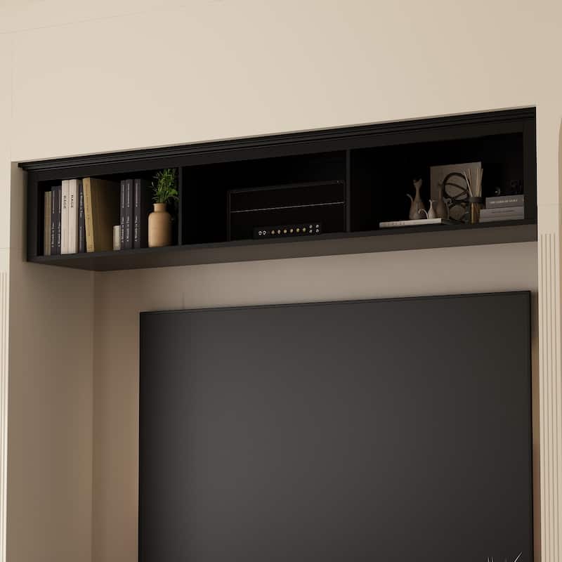 Living Room Set with TV Stand and Two Bookcases Doors 102"/68.1"W