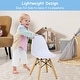preview thumbnail 6 of 8, Gymax Kids Modern Dining Table Set Round Table with 2 Armless Chairs
