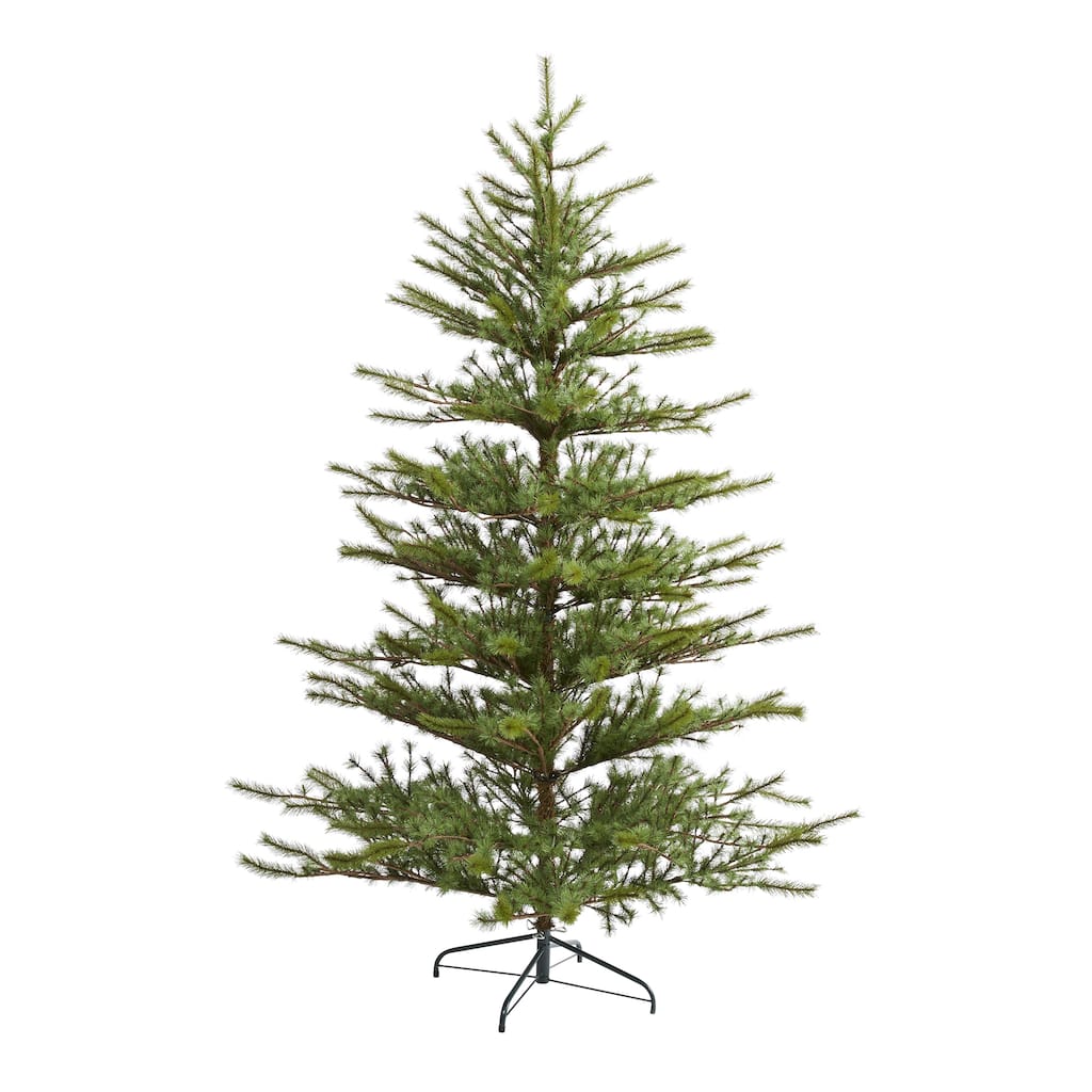 7' Vancouver Mountain Pine Artificial Christmas Tree, Unlit - 7 Foot
