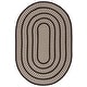 preview thumbnail 44 of 57, SAFAVIEH Handmade Braided Levina Country Rug 3' x 5' Oval - Ivory/Black - Oval