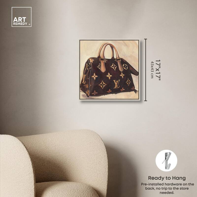 Doll Memories Majestic Monogram Canvas by Art Remedy