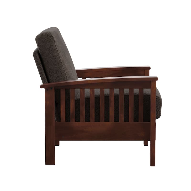Hills Mission-Style Oak Accent Chair by iNSPIRE Q Classic