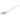 Hutzler 12-inch Long Melamine Corner Mixing Spoon - White