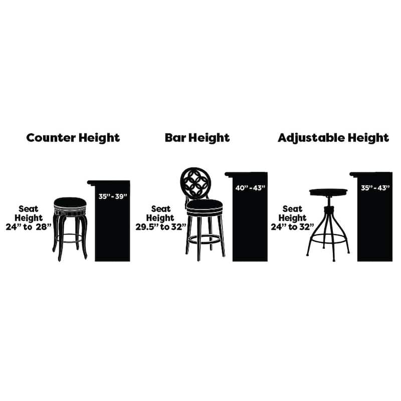 Hillsdale Edenwood Wood Swivel Stool