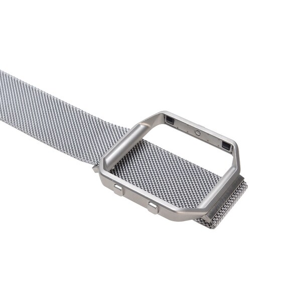fitbit blaze silver band