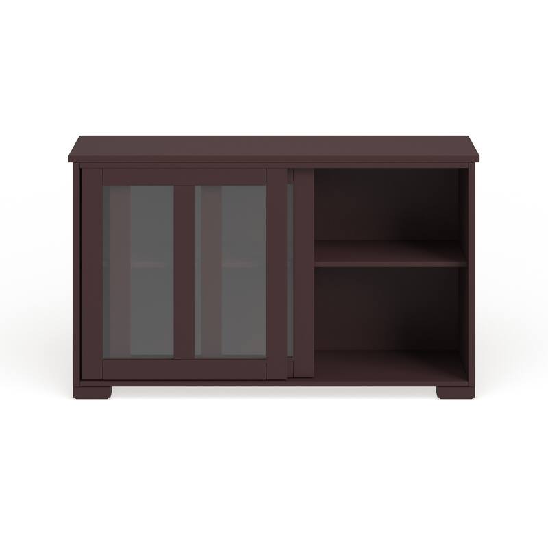 Porch & Den Jefferson Sliding Glass Door Stackable China Cabinet