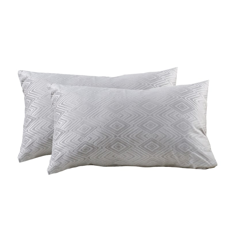 Tonopah Ikat Velvet Throw Pillow Cover Set, NO INSERT