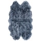 preview thumbnail 75 of 96, SAFAVIEH Handmade Natural Sheepskin Leanca 3.4-inch Thick Rug