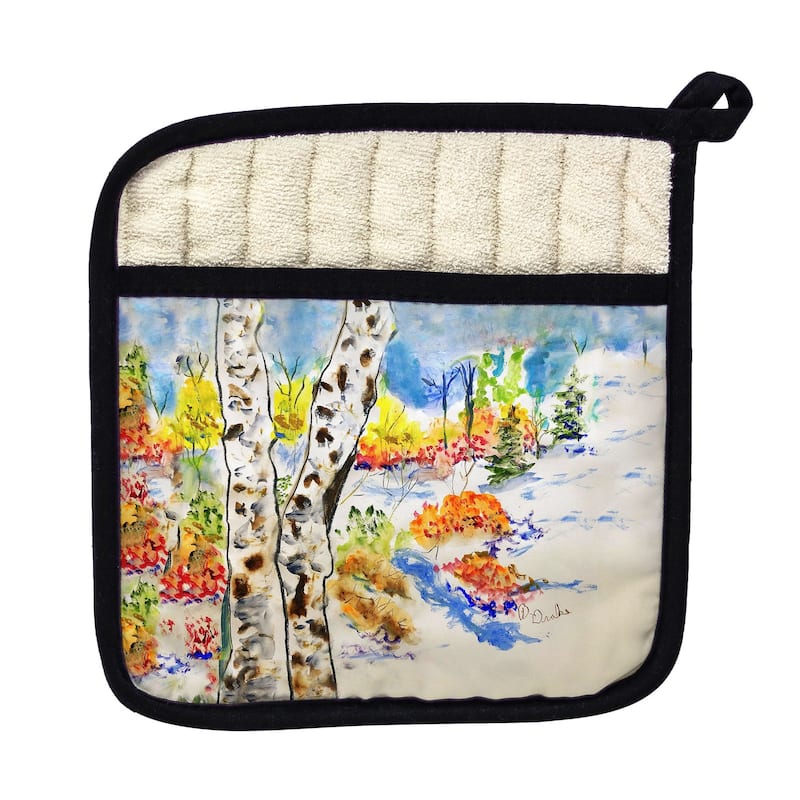 White Birch Pot Holder - 9x9