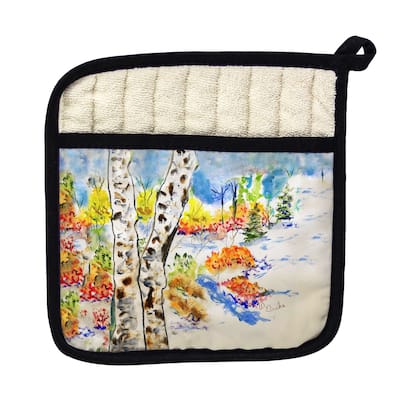 White Birch Pot Holder - 9x9