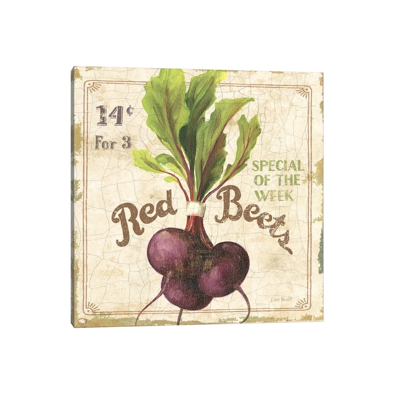 iCanvas "Red Beets (On Special III)" by Lisa Audit Canvas Print