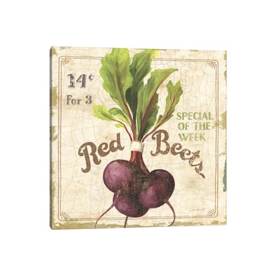 iCanvas "Red Beets (On Special III)" by Lisa Audit Canvas Print